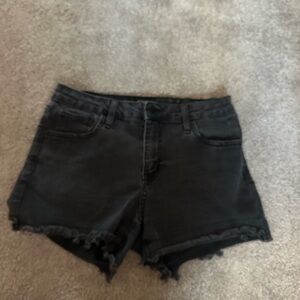 Just Black Dark Gray Jean Shorts